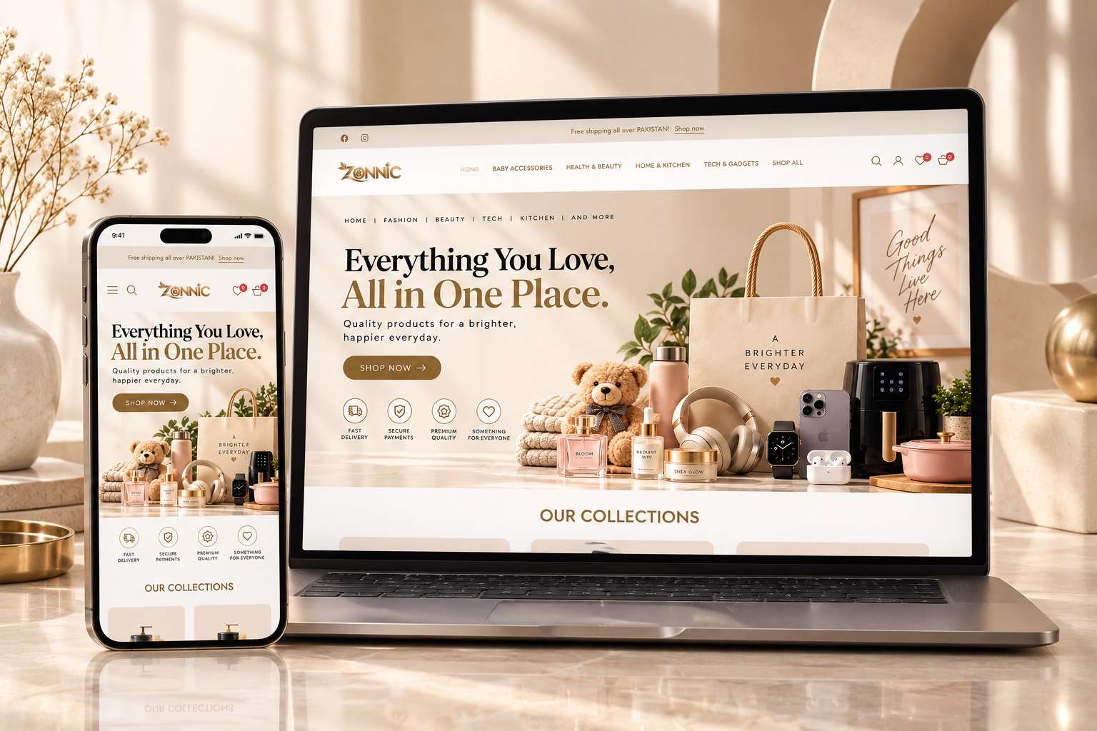 Zonnic - Lifestyle Shopify Store